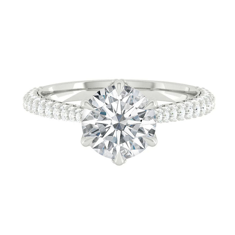 Lucce Azalea Luxe Round Moissanite