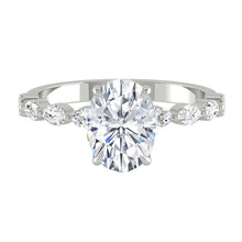 Load image into Gallery viewer, Lucce Paula Oval Moissanite