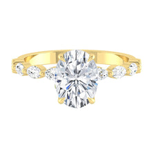 Load image into Gallery viewer, Lucce Paula Oval Moissanite