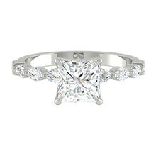 Load image into Gallery viewer, Lucce Paula Princess Moissanite