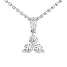 Load image into Gallery viewer, Lucce Trio Diamond Necklace