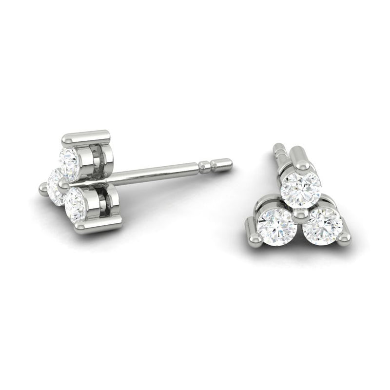 Trio Earrings Moissanite