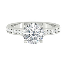 Load image into Gallery viewer, Lucce Kaela Round Moissanite