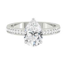 Load image into Gallery viewer, Lucce Kaela Pear Moissanite