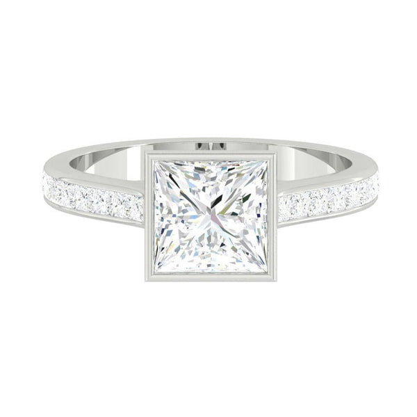 Lucce Carla Channel Princess Moissanite
