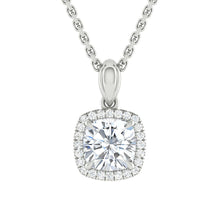 Load image into Gallery viewer, Lucce Montevalle Necklace Cushion Diamond