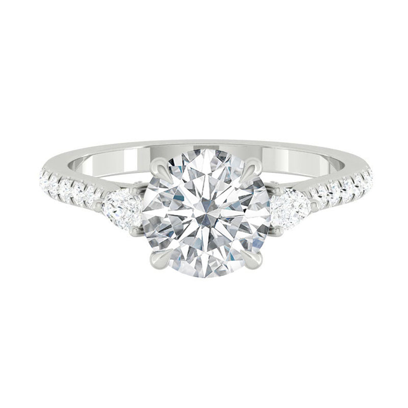 Lucce Sophia Pavé Round Diamond