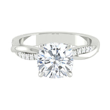 Load image into Gallery viewer, Lucce Fiore Cushion Moissanite
