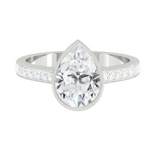 Load image into Gallery viewer, Lucce Carla Channel Pear Diamond
