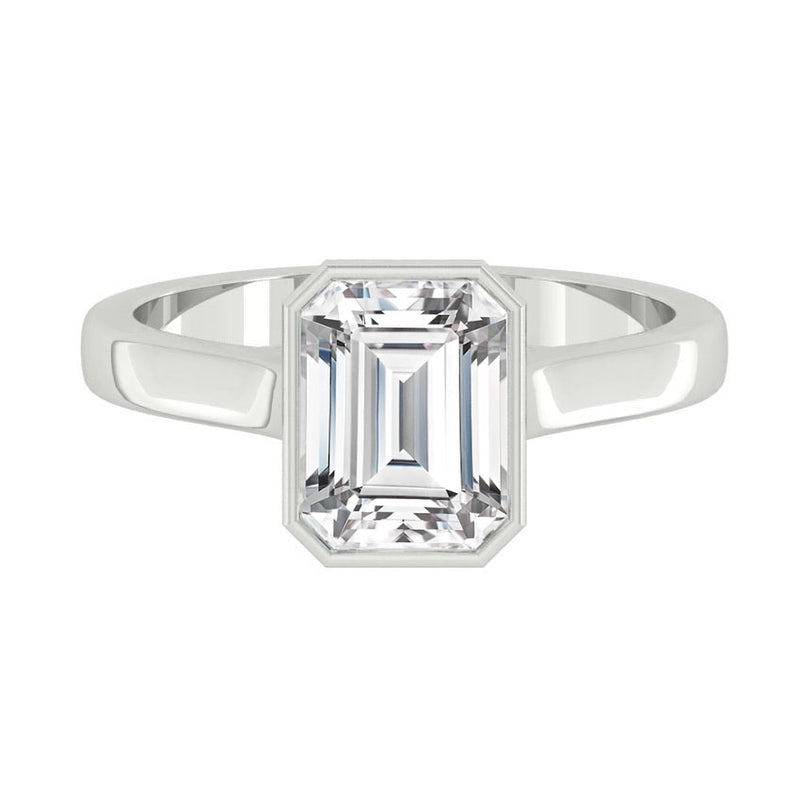 Lucce Carla Emerald Moissanite