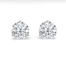 Load image into Gallery viewer, 3 prong Diamond earrings studs philippines
