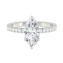 Load image into Gallery viewer, Lucce Verona Pave Marquise Moissanite