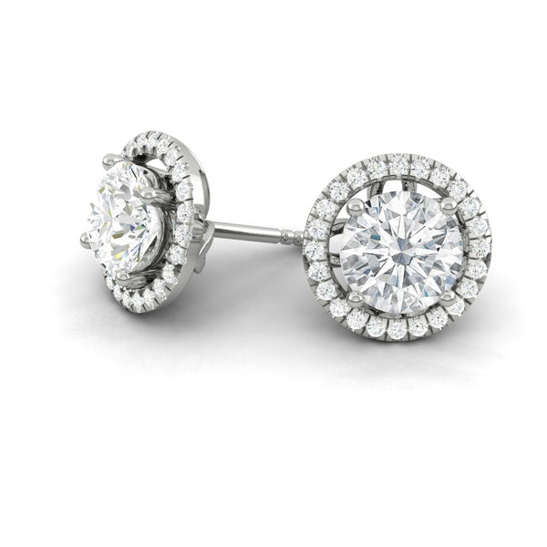 Lucce Montevalle Earrings Round Diamond