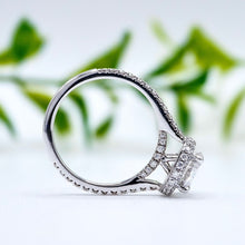 Load image into Gallery viewer, Lucce Presa 1.04ct Forever ONE Moissanite 14K White Gold