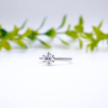 Load image into Gallery viewer, Lucce Miriam Pavé Round Moissanite