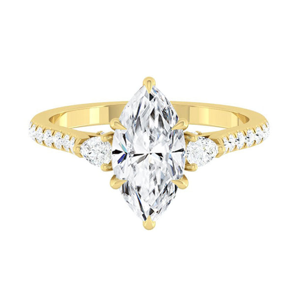 Lucce Sophia Pavé Marquise Diamond