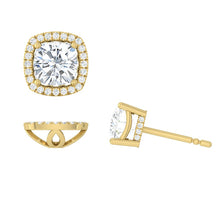Load image into Gallery viewer, Lucce Montevalle Earrings Cushion Diamond