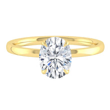 Load image into Gallery viewer, Lucce Lucia Halo Oval Moissanite