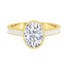 Load image into Gallery viewer, Lucce Carla Channel Oval Diamond