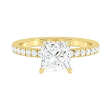 Load image into Gallery viewer, Lucce Verona Pave Princess Moissanite