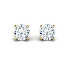 Load image into Gallery viewer, Lucce Kaela Earrings Round Moissanite
