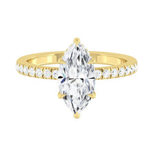 Load image into Gallery viewer, Lucce Verona Pave Marquise Moissanite