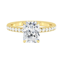 Load image into Gallery viewer, Lucce Verona Pave Radiant Moissanite