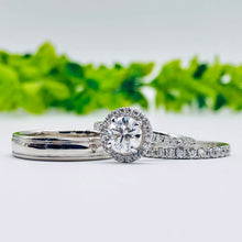 Load image into Gallery viewer, Custom wedding rings gold jewelry moissanite Engagement ring manila philippines Lab Diamond Wedding Bands
