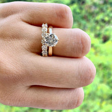 Load image into Gallery viewer, Wedding rings gold jewelry moissanite lab diamond manila philippines Lab Diamond Wedding Bands