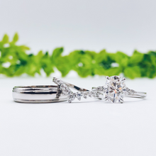 Load image into Gallery viewer, Custom wedding rings gold jewelry moissanite Engagement ring manila philippines Lab Diamond Wedding Bands