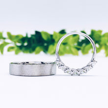 Load image into Gallery viewer, Wedding rings gold jewelry moissanite lab diamond manila philippines Lab Diamond Wedding Bands