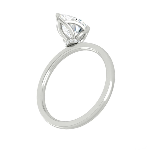 Lucce Lucia Halo Pear Diamond