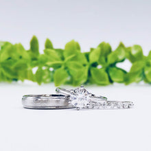 Load image into Gallery viewer, Wedding rings gold jewelry moissanite lab diamond manila philippines Lab Diamond Wedding Bands