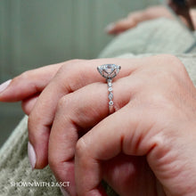 Load image into Gallery viewer, Moissanite Lab Diamond Engagement Ring Wedding Rings Proposal Jewelry Manila Philippines