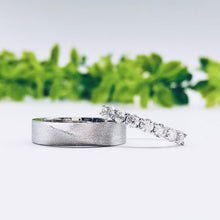 Load image into Gallery viewer, Wedding rings gold jewelry moissanite lab diamond manila philippines Lab diamond Wedding Bands