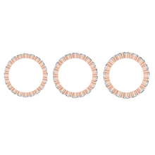 Load image into Gallery viewer, Lab diamond Wedding Bands Moissanite Eternity Rings
