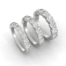 Load image into Gallery viewer, Wedding rings gold jewelry moissanite lab diamond manila philippines Lab diamond Wedding Bands