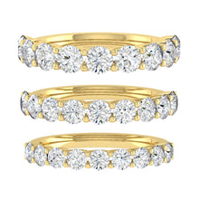 Load image into Gallery viewer, Wedding rings gold jewelry moissanite lab diamond manila philippines Lab diamond Wedding Bands