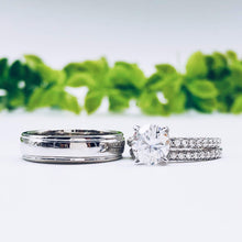 Load image into Gallery viewer, Custom wedding rings gold jewelry moissanite Engagement ring manila philippines Lab Diamond Wedding Bands