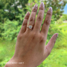 Load image into Gallery viewer, Moissanite Engagement Ring Wedding Rings Gold Jewelry Lab Diamond Manila Philippines