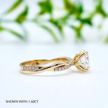 Load image into Gallery viewer, Moissanite Engagement Ring Wedding Rings Gold Jewelry Lab Diamond Manila Philippines