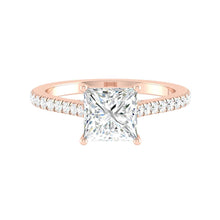 Load image into Gallery viewer, Lucce Firenze Pavé Princess Moissanite