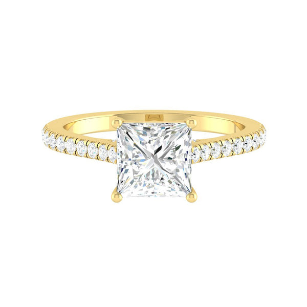 Lucce Firenze Pavé Princess Moissanite