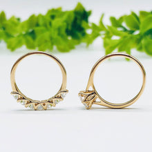 Load image into Gallery viewer, Wedding rings gold jewelry moissanite lab diamond manila philippines Lab Diamond Wedding Bands