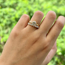 Load image into Gallery viewer, Wedding rings gold jewelry moissanite lab diamond manila philippines Lab Diamond Wedding Bands