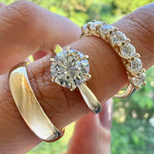 Load image into Gallery viewer, Wedding rings gold jewelry moissanite lab diamond manila philippines Lab Diamond Wedding Bands