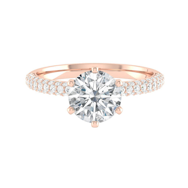 Lucce Angela Luxe Round Moissanite