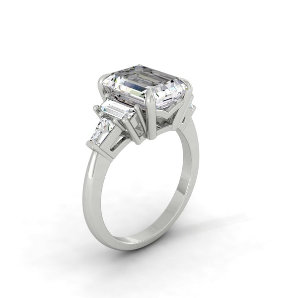 Lucce Catherine Emerald Moissanite