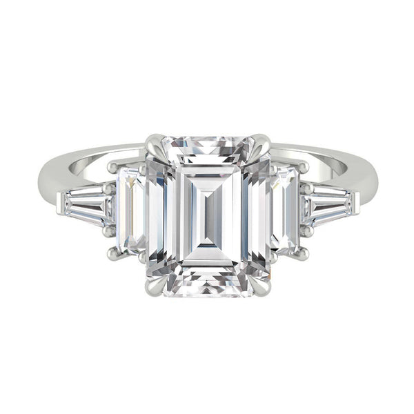 Lucce Catherine Emerald Moissanite