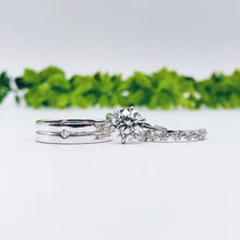 Load image into Gallery viewer, Custom wedding rings gold jewelry moissanite Engagement ring manila philippines Lab Diamond Wedding Bands